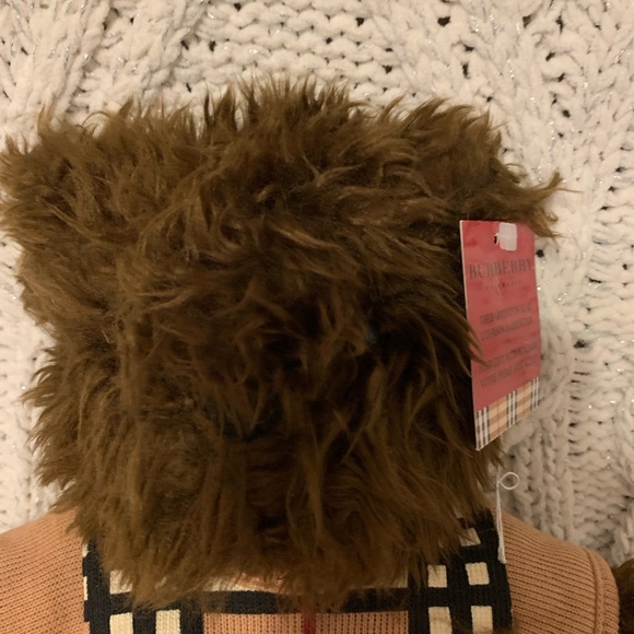 Burberry Check Sweater Teddy Bear Still Has Tag - Picture 3 of 16